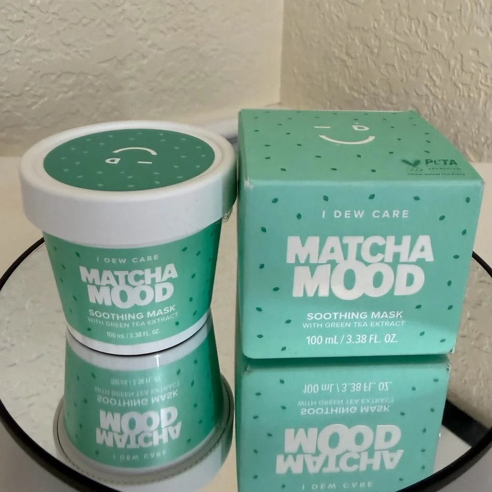 Matcha Mood I Do Care Soothing Green Tea Wash-Off Beauty Mask, 3.52 oz (100 g)